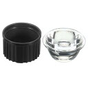 PATIKIL 20mm LEDレンズ ホルダー付き 20セット 90度 LEDレンズ 懐中電灯DIYランプ用 ブラック