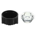 PATIKIL 20mm 90度 LEDレンズ スタンドホルダー付き 10セット LEDレンズ 懐中電灯DIYランプ用 ブラック