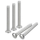 六角穴付き円筒頭ねじ 六角ボルトネジ 全ねじ 六角駆動ねじ #6-32x1-1/4