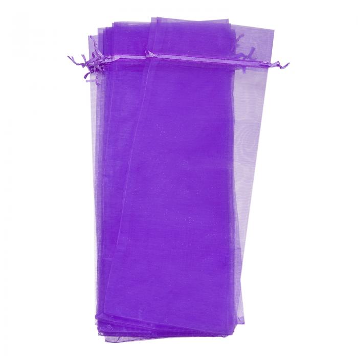 オーガンジー ワイン袋 薄手のメッシュ オーガンジー ワイン包装袋 巾着ワインギフトポーチ付き ボトル用 誕生日 結婚式のパーティー 37 x 14 cm パー...