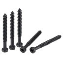 六角ラグスクリュー 6 mmx63 mm 炭素鋼 ヘッド ハーフスレッド セルフタッピングボルト デッキ構築用 材木結合用 25個入り