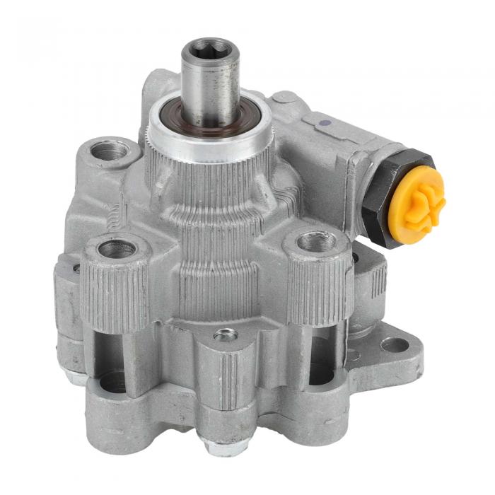 INFINAUTO パワーステアリングポンプ ジープに対応コマンダー2006-2007 V6 3.7L/V8 4.7L用のパワーアシストポンプNo.5181148AA/52089339AC ジープに対応グランドチェロキー2005-2007 V6 3.7L/V8 4.7L用アルミニウム合金シルバートーン 1個