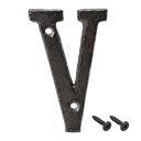 家番号 ステッカー 看板 ハウス番号 7.6 cm 鋳鉄文字V ホームホテルメールボックスアドレスサイン用