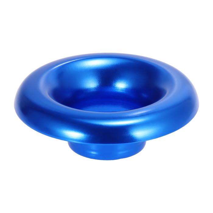 X AUTOHAUX 車のベルマウス速度スタックアダプター 7 cm エアインテークターボホーン 吸気口装飾カバー ブルー