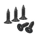 40個のフラットヘッドトルクスねじ M5 x 16mm 304ステンレススチール製のカウンターシンク自己穿孔防盗木ねじ T25ビットに適合 木材 フェンス デッ...