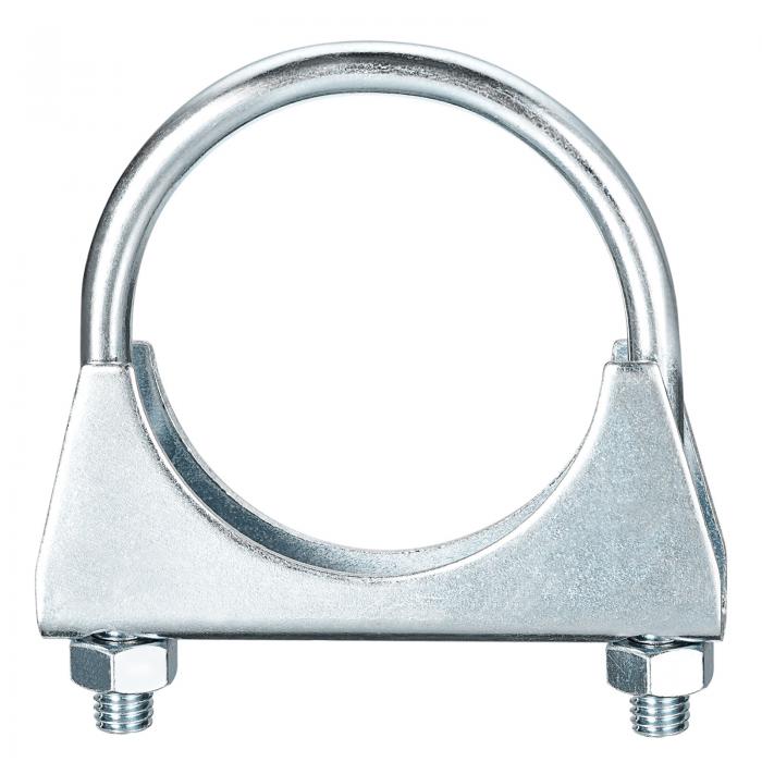 マフラーUボルトクランプ 62 mm径エキゾーストテールパイプ用 排気Uクランプサドルタイプ Uボルトクランプ 1個