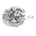ヒューズクリップ 速断ヒューズクリップホルダー 100個入り シルバートーン 合金 20 x 5mm