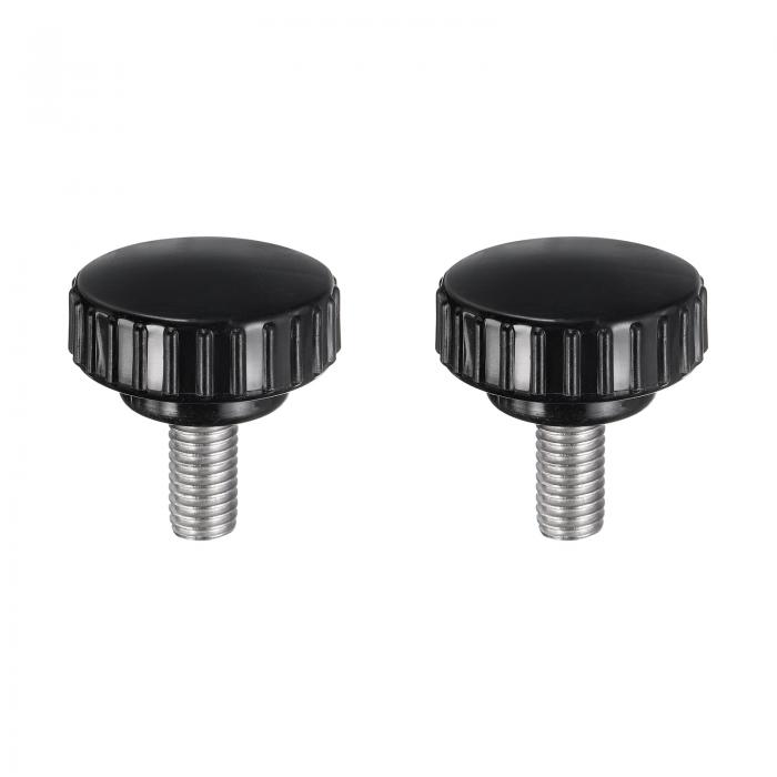 2個のナツメヤシクランプノブM8 x 16mmメトリック304ステンレススチールメススレッドサムスクリューオ..