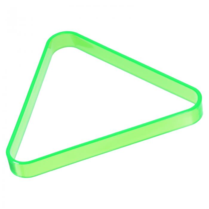 PATIKIL プール三角ラック プラスチック ビリヤード 8ボール三角ラック ビリヤード台アクセサリー 57 mmプールボール用 グリーン
