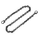 パースチェーンストラップ 400x5.5 mm フラットチェーンストラップ ハンドバッグチェーンアクセサリー 財布ストラップ ショルダークロスボディ交換用ストラ...