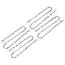 パースチェーンストラップ 600x5.5 mm フラットチェーンストラップ ハンドバッグチェーンアクセサリー 財布ストラップ ショルダークロスボディ交換用ストラ...