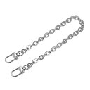 パースチェーンストラップ 200 mm x 7 mm フラットチェーンストラップハンドバッグチェーンアクセサリー 財布ストラップショルダー クロスボディ交換スト...