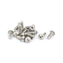 六角ソケット キャップ ネジ M4x10mm 316ステンレススチール ナベ頭 機械ネジ 15個入り(4)