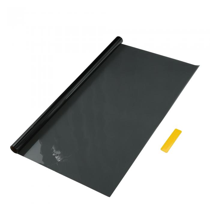 A ABSOPRO ナノセラミックカーウィンドウティントフィルム VLT 34% IRR 52% UVR 61% ブラック 20ft x 2..