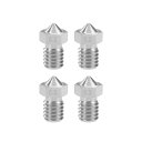 ブラスノズル ブラス製 ブラストーン 0.3mm 3Dプリンターノズルヘッダm6スレッド V5 V6 1.75mm押出機の印刷 4個入り