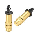 ミストスプリンクラー 調節可能 マイクロスプレーノズル バーブの灌漑6.6mm 8個入り