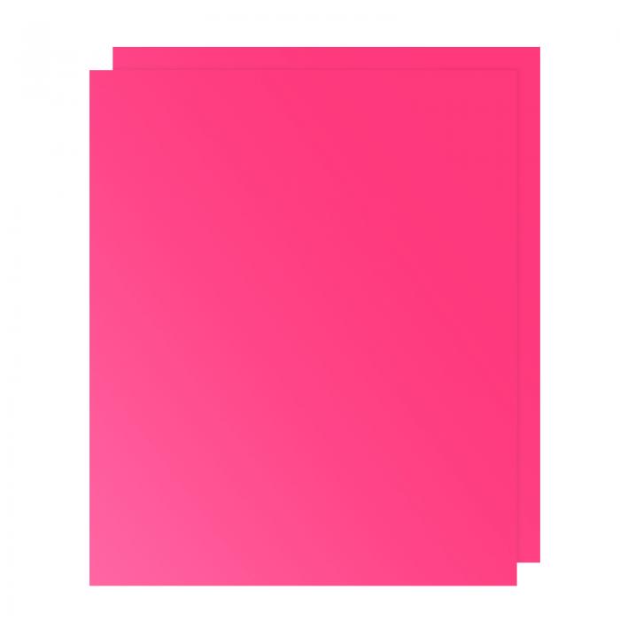 3Dパフ熱伝達ビニール HTV ビニールヒートプレスフィルムアイロン 暗闇で光るパフィー Tシャツ 生地 DIY用 30 cm x 25 cm ピンク 2個