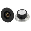 ノブキャップ ロータリースイッチ 37mmx15mm プラスチック製 2個入り