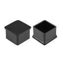家具足カバー スクラッチスリップ耐性家具デスクエンド 四角形 40mmx40mm ゴム製 8個入り
