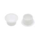 棚ペグ穴プラグ チューブカバー プラスチック ネイルキャビネット ボタンブラケット 食器棚 本棚 調節可能な棚クローゼット用 直径10 mm ホワイト 30個