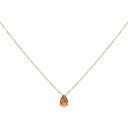 PATIKIL 女性用誕生石ネックレス ティアドロップキュービックジルコニアペンダントネックレス デイティーな18K金メッキダイヤモンドシンプルネックレス 女性...