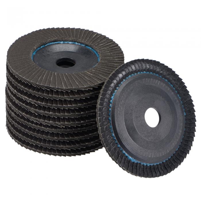 フラップディスク 320グリット 100 mm サンディング砥石シリコンカーバイド研磨剤 10個