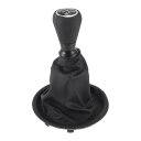 INFINAUTO 2008-2022年用プジョーに対応パート ナー用5速マニュアルギアシフトノブギアボックススティックシフターレバーノブ フェイクレザー
