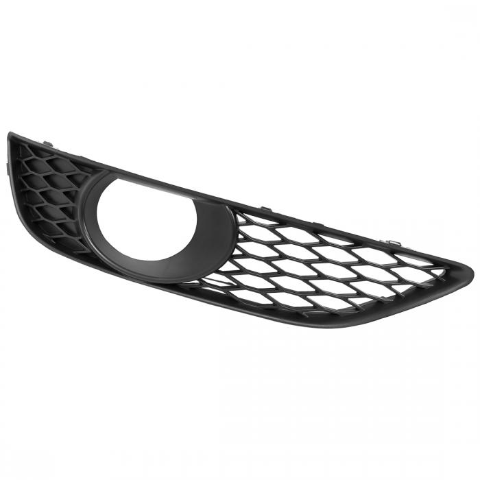 X AUTOHAUX 右側サイドフォグランプグリルランプカバー 車のフロントバンパー 4L0807676C用 アウディ用Q7 2009-2011用