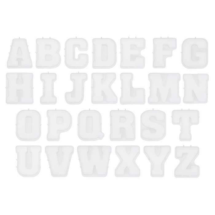 樹脂モールド ラージ レター 180 mm A-Z キャピタル英語アルファベット シリコンモールド ワードサインアート DIYクラフト パーティー装飾用 26個