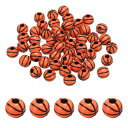 PATIKIL 12 mm スポーツボールビーズ 50個 アクリルバスケットボールビーズ バルク ラウンド スポーツスペーサービーズ DIY 工芸品ブレスレット...