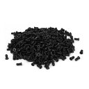 ケースファンスクリュー ラウンドヘッド ブラック亜鉛メッキ M5 x 10mm 500個入り