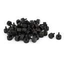 サムネジ ラウンドヘッドナーリングツイストねじ ブラック亜鉛メッキ M3 x8mm 50個入り