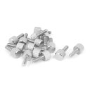 親指ネジ プレーンフィニッシュ フラットヘッド ステンレス M4 x 12mm 15個入り