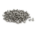 ボタンヘッドトルクスネジ 304ステンレススチール シルバートーン M2.5x6mm 100個入り