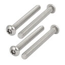 ボタンヘッドトルクスねじ パンヘッドソケットキャップスタイル 304ステンレス鋼 M8x70mm 4個入り(4)