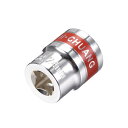 6ポイント浅いソケット?13?mmドライブ 24mm? レッドバンド Cr-Vスチール