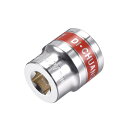 6ポイント浅いソケット?13?mmドライブ 27mm? レッドバンド Cr-Vスチール