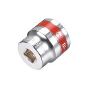 6ポイント浅いソケット 13 mmドライブ 32mm レッドバンド Cr-Vスチール
