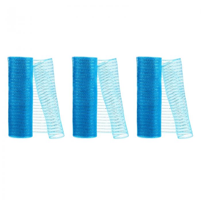 PATIKIL 3個 装飾用メッシュ 10"×10ヤード 装飾用メッシュリボンロール クリスマスツリーやリース 装飾..