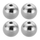 PATIKIL M4x16mmボールナットノブ 4個セット 女性用スレッド 304ステンレススチール製 ラウンドブ ラインドホールスクリューキャップカバー 照明...