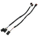 X AUTOHAUX ハンドルバー CAN バス回路ワイヤー 延長ハーネス 24cm スポーツスター ハンドルバーワイヤーエクステンション スイッチワイヤリングハーネス Harleyに対応 Davidsonに対応 Softailに対応 Dynas Electra Glide Road Glideに対応