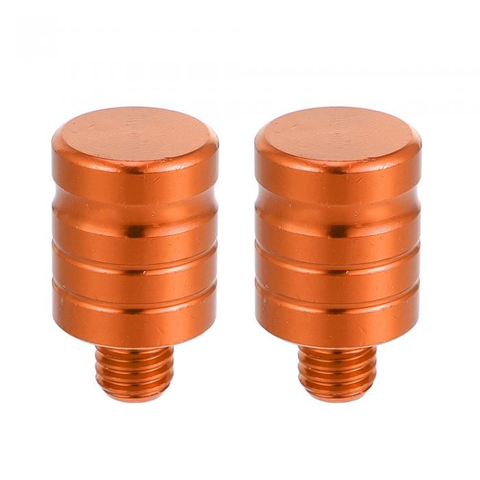 二輪車用右サイドミラーホールプラグ ネジ バックミラー用キャップネジ ユニバーサル M8x1.25 アルミニ..