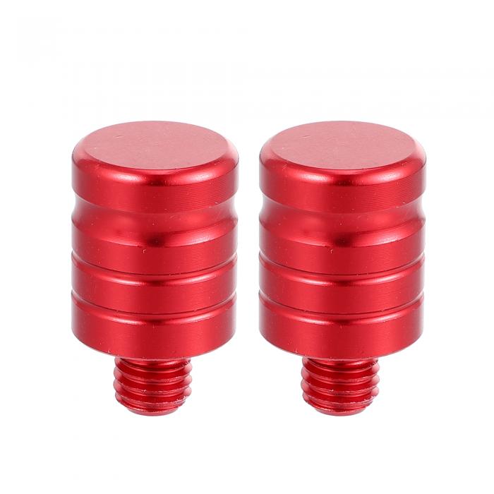 2個入り 汎用 M8x1.25 オートバイ 左側のミラー 穴プラグネジ バックビューミラー キャップネジ アルミ..