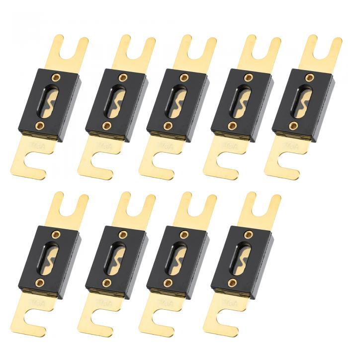 X AUTOHAUX ANLヒューズ ゴールドトーンメッキ 275A ユニバーサル インバータ 自動車 車両 トラック オ..