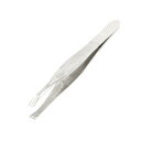 眉毛ピンセット 毛抜き 脱毛プリュッカークリップ 銀色 化粧工具ルーツ 長さ9cm