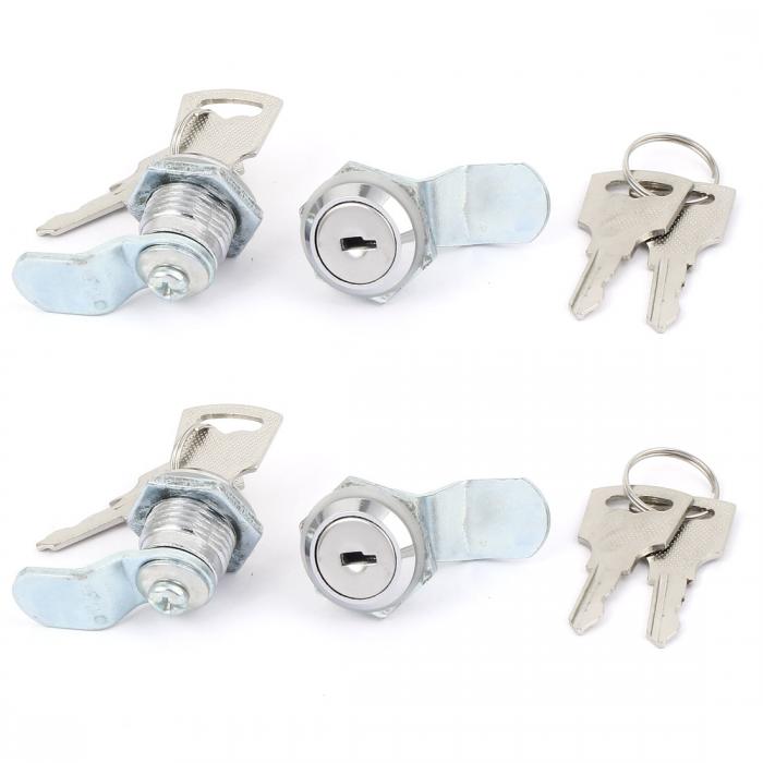 カムロック 十字の形 メタル・コア 2キー ドア キャビネット メタル 4個入り