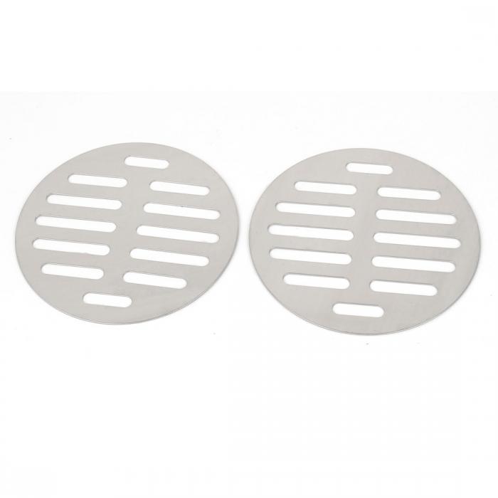 床排水溝の蓋 バスルームの床ストレーナー 円形 をくりぬきデザイン 髪のストッパー