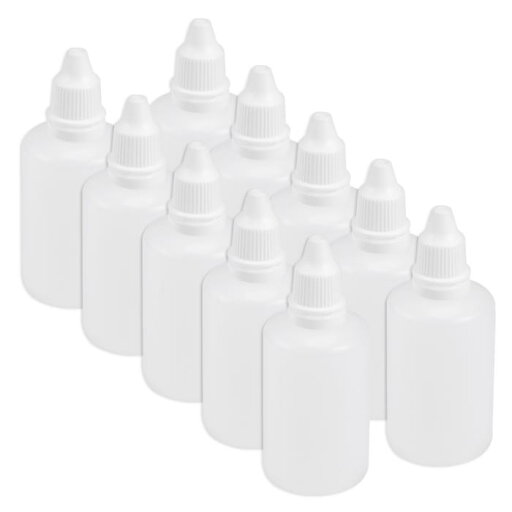 プラスチックスポイトボトル 50ml 1.7オンス ペットボトル 半透明 ホワイト プラスチック 10個入り プラスチックスポイトボトル 50ml 1.7オンス ペットボトル 半透明 ホワイト プラスチック 10個入り