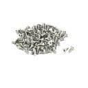 トルクスドライブタイプネジ フラットヘッド 304ステンレススチール M2x5mm シルバートーン 100個入り(4)