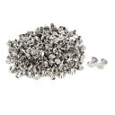 ネジポスト レザー 金属ネイルリベット シカゴネジ バインディングポスト M5x8 mm